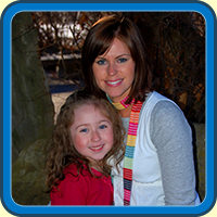 co-parent with daughter